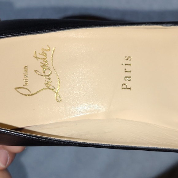 Christian Louboutin Black Nappa Leather Miss Clichy Pumps Size 38 - Picture 10 of 13